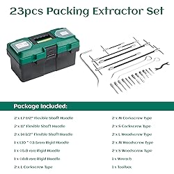 AIWFL 23pcs Packing Extractor Set Stainless Steel