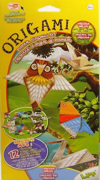 Amazoncom Origami Paper Folding Kit Youtube Ready Video