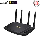ASUS RT-AX58U AX3000 Dual-Band WiFi 6 Gigabit Router OFDMA MU-MIMO view 2