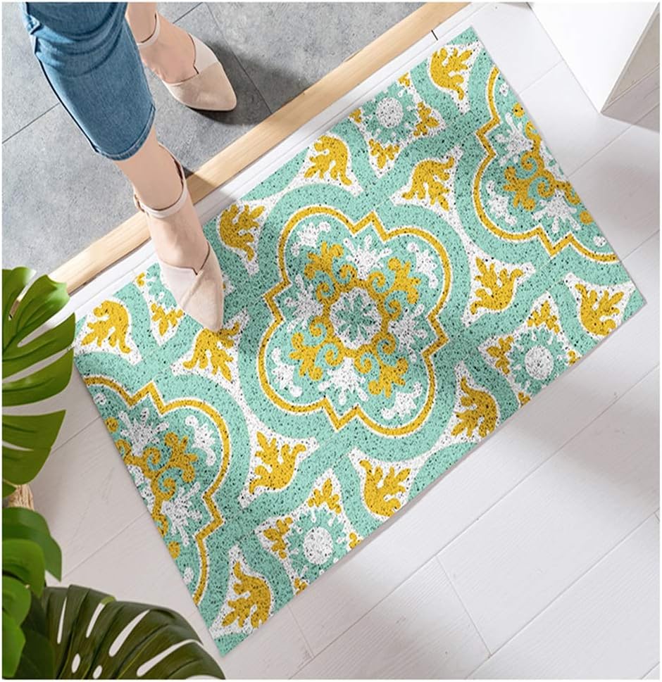 Amazon キッチンフロアマット ノンスリップそして汚れにくいキッチンフロアマットは 機械洗浄することができます 多彩な使い方 色 Four Size 80x1cm キッチンマット オンライン通販