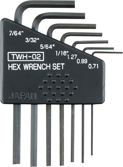 Jeu De 7 Cles Allen Comprenant Les Tailles 1 27 Mm 1 59 Mm 1 98 Mm 2 38 Mm 2 78 Mm Cles Hexagonales De Petite Taille Engineer Twh 02 Amazon Fr Bricolage