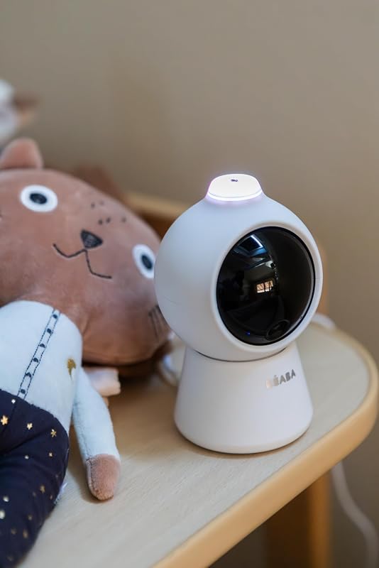 Zen Smart AI, Telecamera Aggiuntiva Per Baby Monitor Video 360° Full QHD 4MP, Intelligenza Artificiale, Rilevamento Rotolamento, Visione Notturna, App Mobile, Interfono, VOX, Luce Notturna