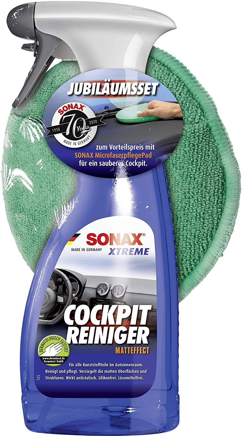 SONAX 02837410 Cockpit Care Set 500 ml