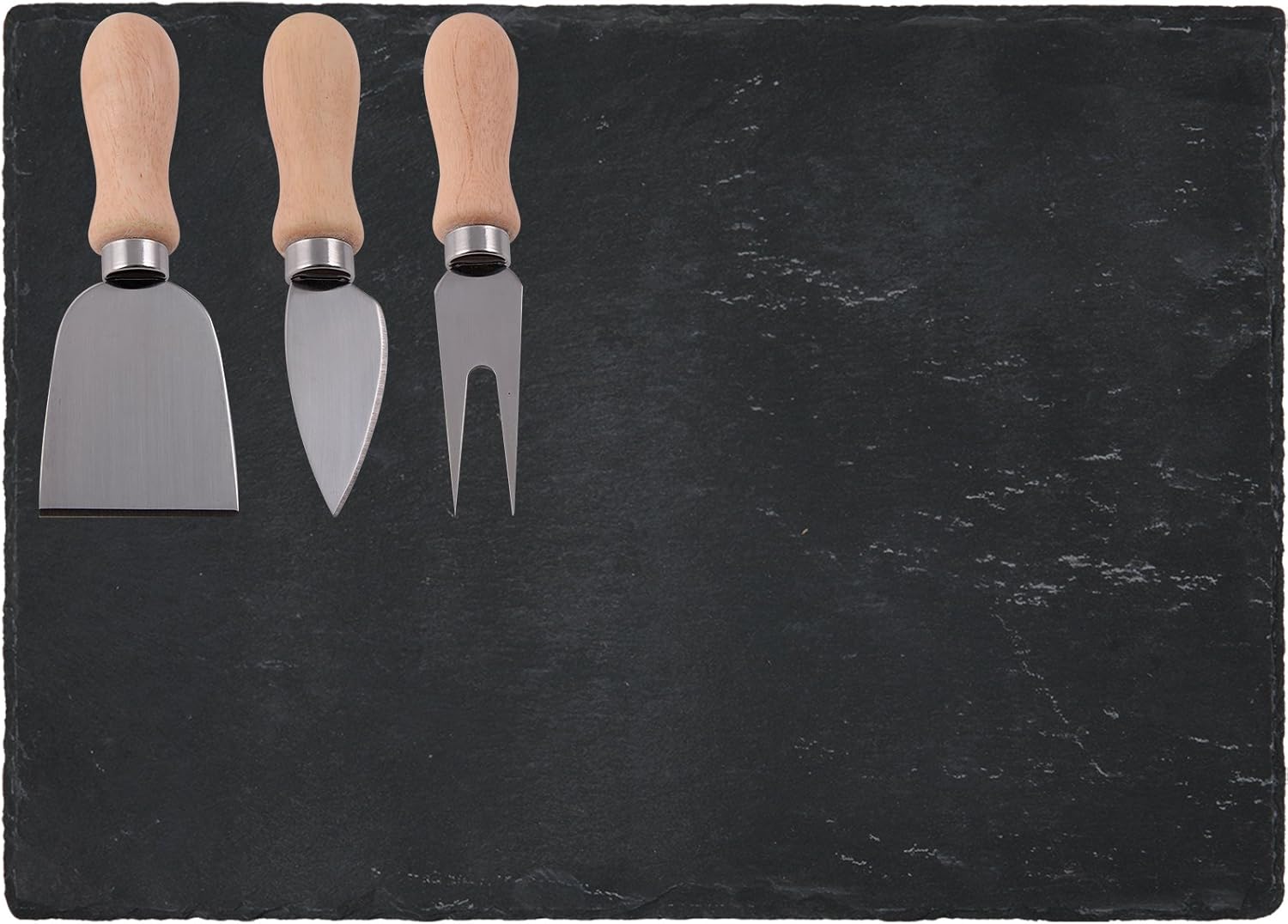 Creative Tops 100 Percent Natural Slate Placemats Table Mats, Set of 2, Multi-Colour, 295mm x 210mm x 5mm - Image 3
