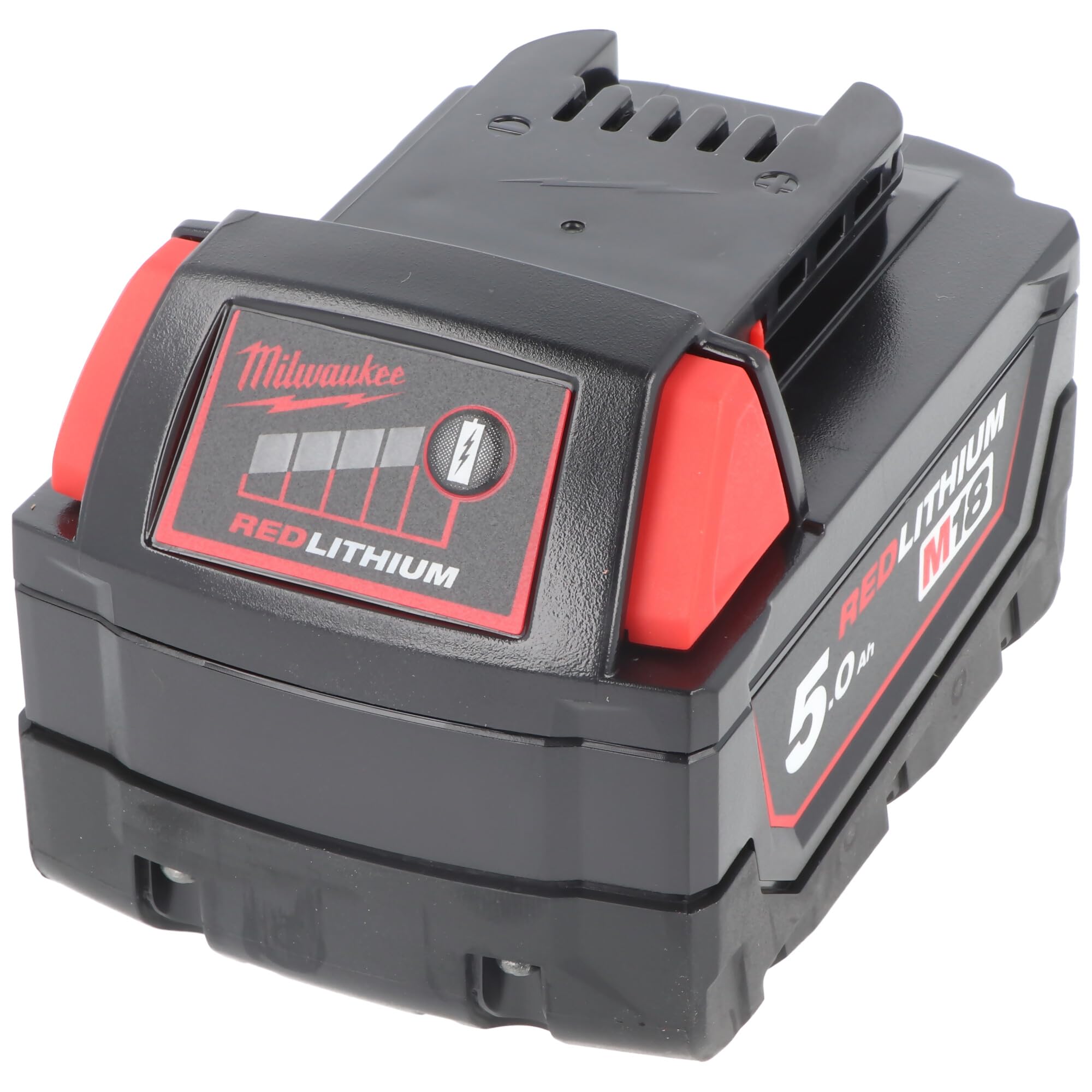 Milwaukee M18B5 M18 5.0Ah Red Lithium-Ion Battery