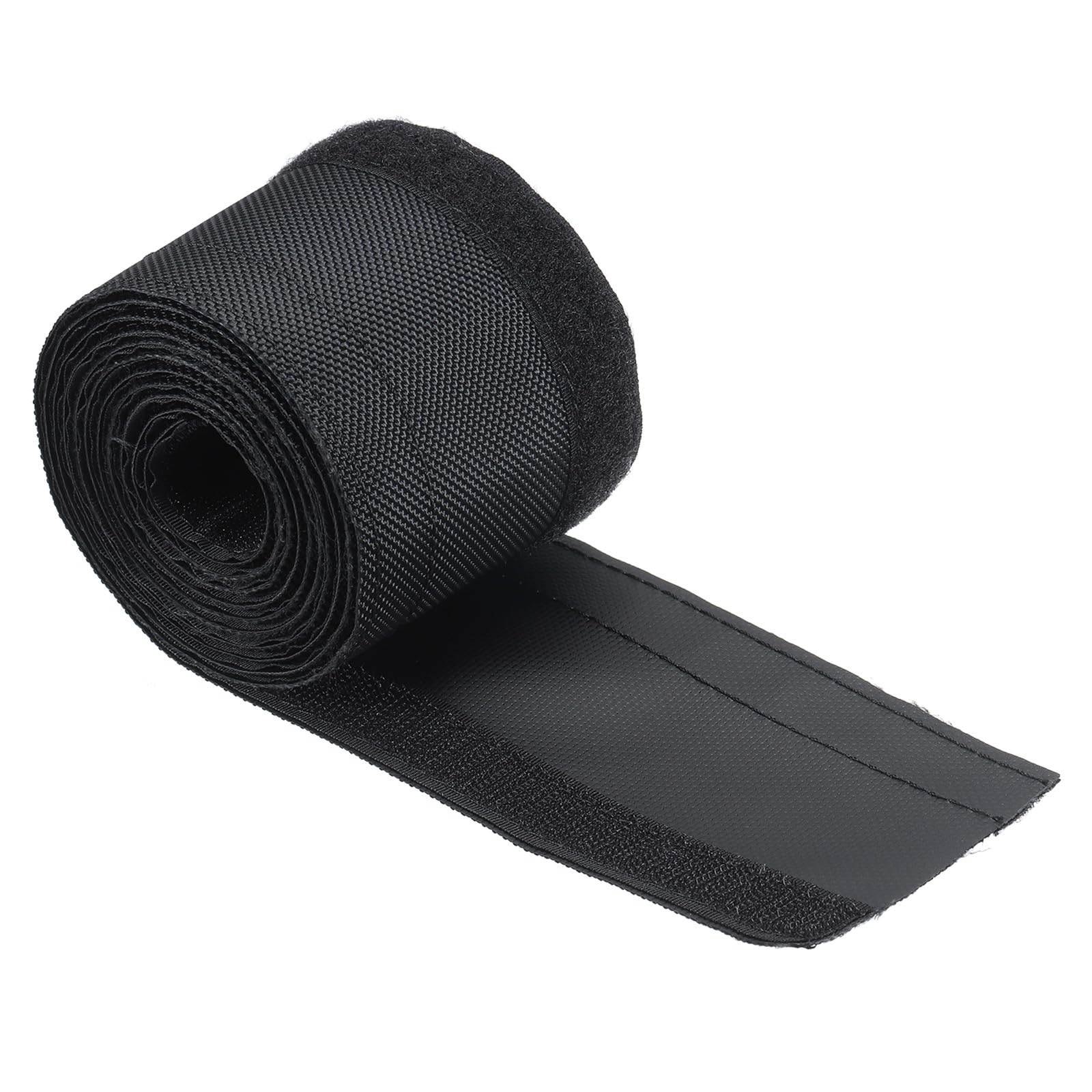 PATIKIL Cable Sleeve with Hook and Loop Fastener, 6.6 Ft x 2.95" Wire Manager Cord Protector Trolling Motor Cable Sleeve Dog Cat Cord Wrap Protector for Computer Wire