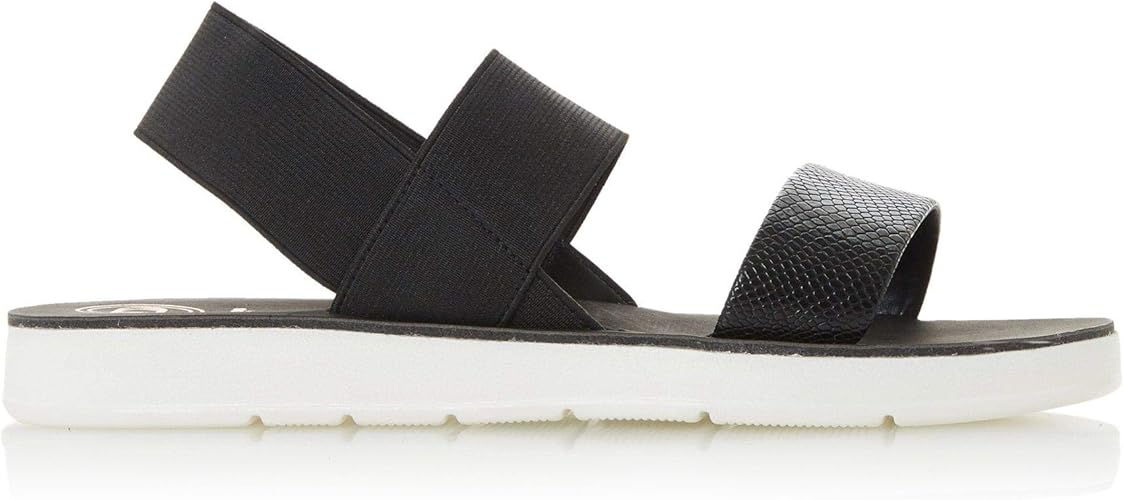 black flat sandals uk