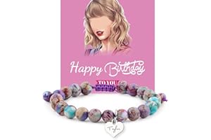 ZZLTAWS Taylor Birthday Gifts Bracelets,Tayl... Merch,Tayl... Bracelet and Birthday Card are the Best Birthday Gifts for Girls, Women, Wife, Daughter, Granddaughter, Bestie, Sister