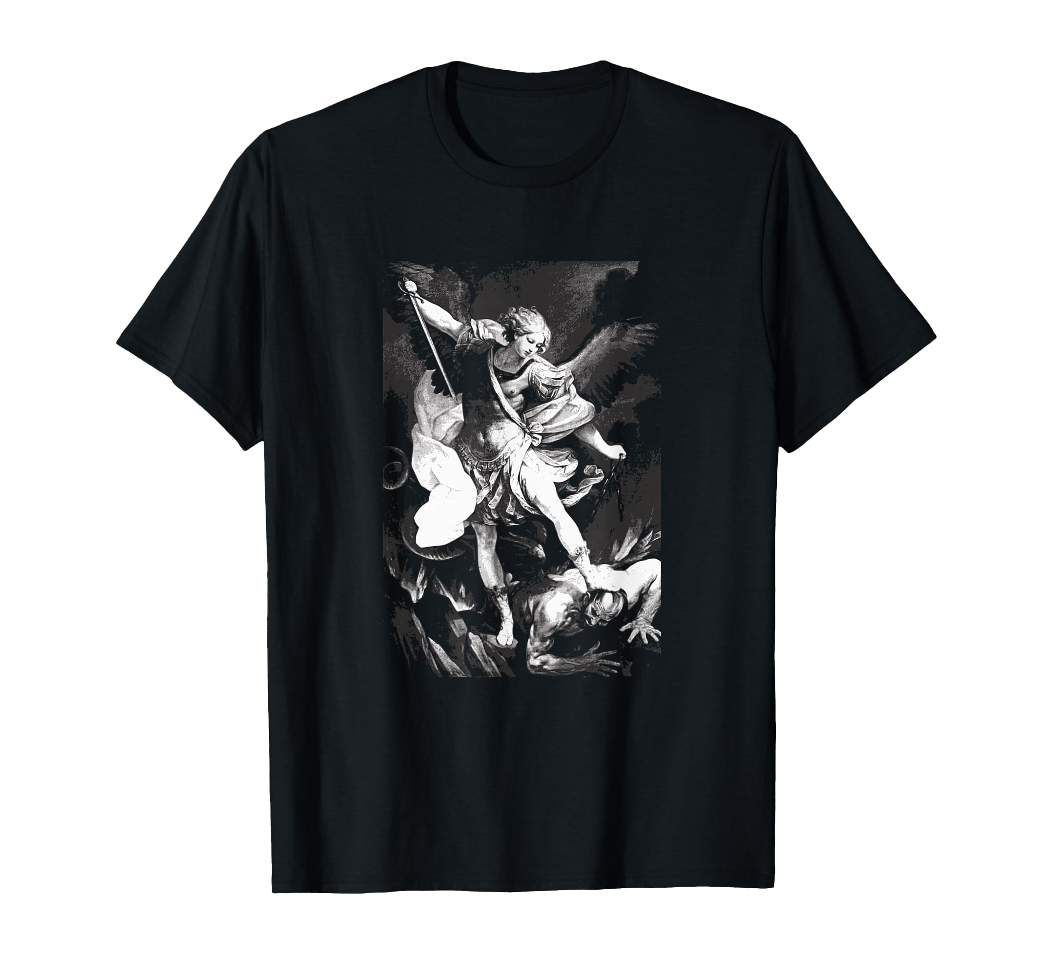 Saint Michael Archangel Angel Catholic Patron T-Shirt