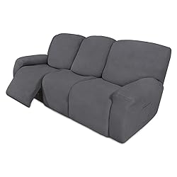 Easy-Going 8 Pieces Recliner Sofa Stretch Sofa