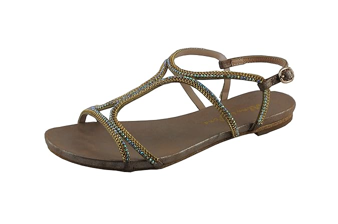 Alma en Pena Damen Sandaletten 925 Bronze Oporto Straß Schmuck