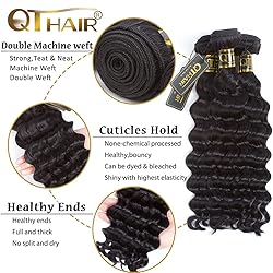 QTHAIR 14a Brazilian Loose Deep Wave Human Hair