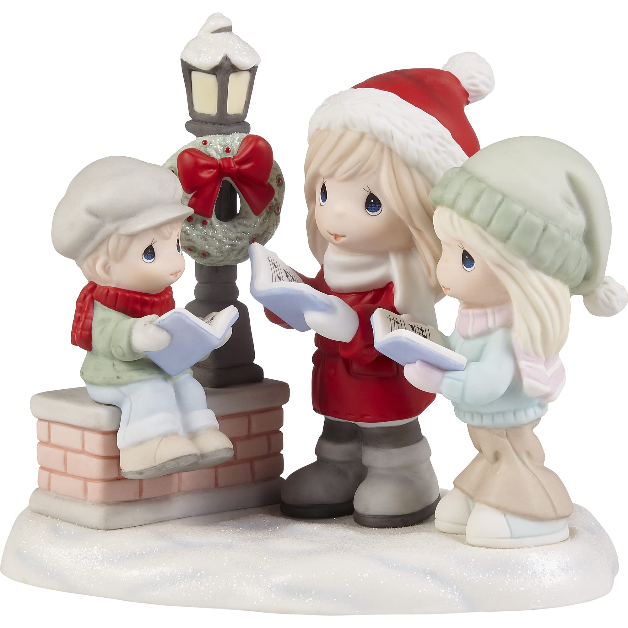Precious Moments 221029 Here We Come A-Caroling Limited Edition Bisque Porcelain Figurine