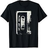Hip Hop Rap Mixtape Cassette DJ Retro 90s T-Shirt