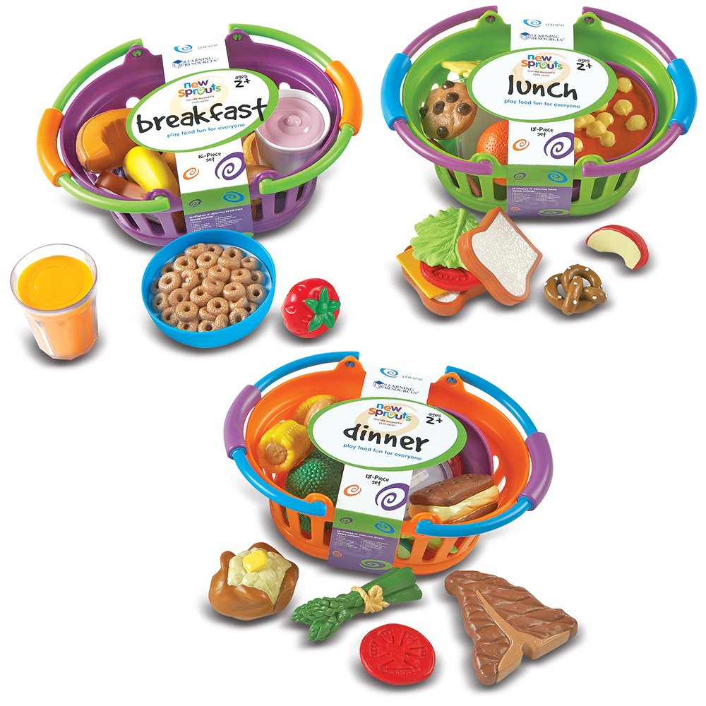 learning resources new sprouts classroom play food set
