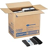 SmartStock Spoon - Teaspoon - 40 x Teaspoon - Disposable - Black - 24 / Carton - 1 Each