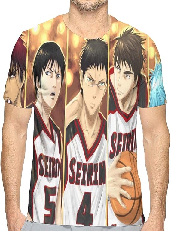 Amazon Co Jp 黒子のバスケ 男のファション半袖 おしゃれ シンプル 快適 人気 上質 Tシャツ 半袖 夏服 薄手 Tシャツ 軽い 柔らかい ファッション 3dプリント 面白い図案デザイン夏 服 ファッション小物