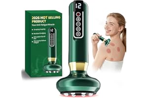 HNRF Anti Cellulite Massage Tool, Lymphatic Drainage Massager, 12 Suction Modes Cupping Machine, Rechargeable Cellulite Remov