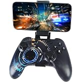 Wzuicov Multi-Platform Game Controller with RGB &amp; Dual-Mode Bluetooth &amp; Wired Connection, Wireless Gamepad for Switch/Switch 2/iOS/Android/PC/TV Box/Tesla, Includes 2 USB-C Cables &amp; Adapter