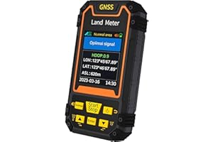 TOMUM Handheld GPS Survey Equipment - GNSS Receiver Land Area Mapping Measurement Device Meter - Portable Surveying Hiking Hunting Backpacking Navigation Unit Tracker Tool with Barometer Altimeter