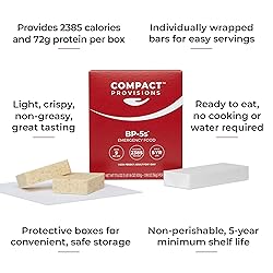 Compact Provisions BP-5s Emergency Food Supply