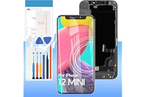 Yondista Incell for iPhone 12 Mini Screen Replacement A2176,A2398,A2400,A2399 5.4" 3D Touch LCD Display Touch Digitizer Assem