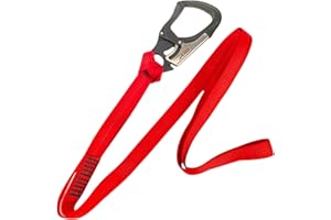 ROCK-N-RESCUE Rock-N-Arbor RNA Squatch Draw Speed Line Slings, 1-Inch Nylon Speed Line with Double-Action Snap Hook, Arborist and Rigging Gear, 40 inches, Single, Red