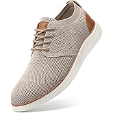 VILOCY Men's Fashion Dress Sneakers Casual Walking Shoes Business Oxfords Comfortable Breathable Lightweight Tennis