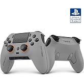 SCUF OMEGA PS5 Wireless Performance Controller &ndash; Light Gray | Officially Licensed, 11 Custom Inputs, Instant Triggers, Low Latency, TMR Durable Thumbsticks &ndash; Windows PC Compatible
