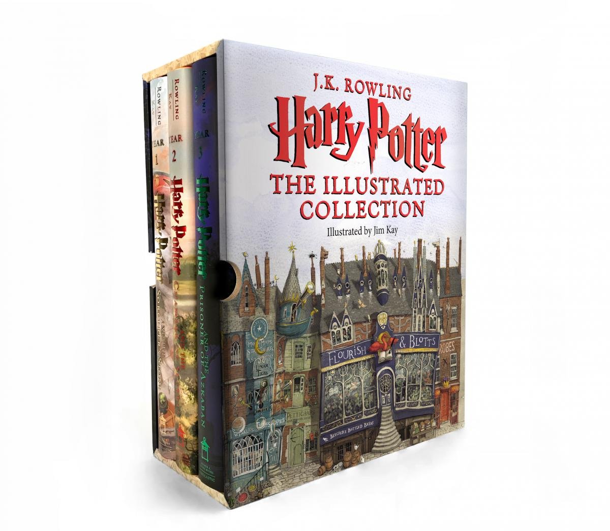 Harry Potter Illustrated Box Set (Books 1-3)