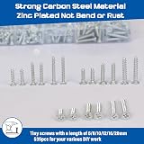 AMLOOPH Self Tapping Wood Screws 535 Pcs M2 M2.5 M3 Assortment Kit with Box view 4