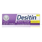 Desitin Diaper Rash Ointment Desitin Maximum Strength Original Paste for Diaper Rash, 1 Oz