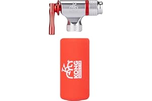 KONG MING CAR CO2 Inflator Kits, Presta and Schrader Valve Compatible, CO2 Bike Tire Pump for Mountain and Road Bicycles, Inc