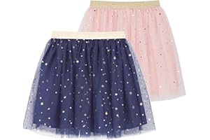 DANI CHINS DaniChins Girls' Layered Tutu Tulle Birthday Party Dance Skirts