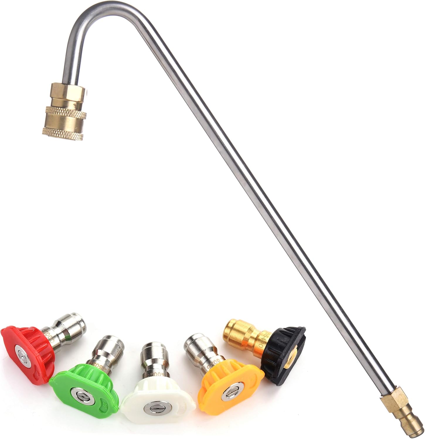 Tool Daily Gutter Cleaner Attachment, Pressure Washer Gutter Rod for Lance and Wand