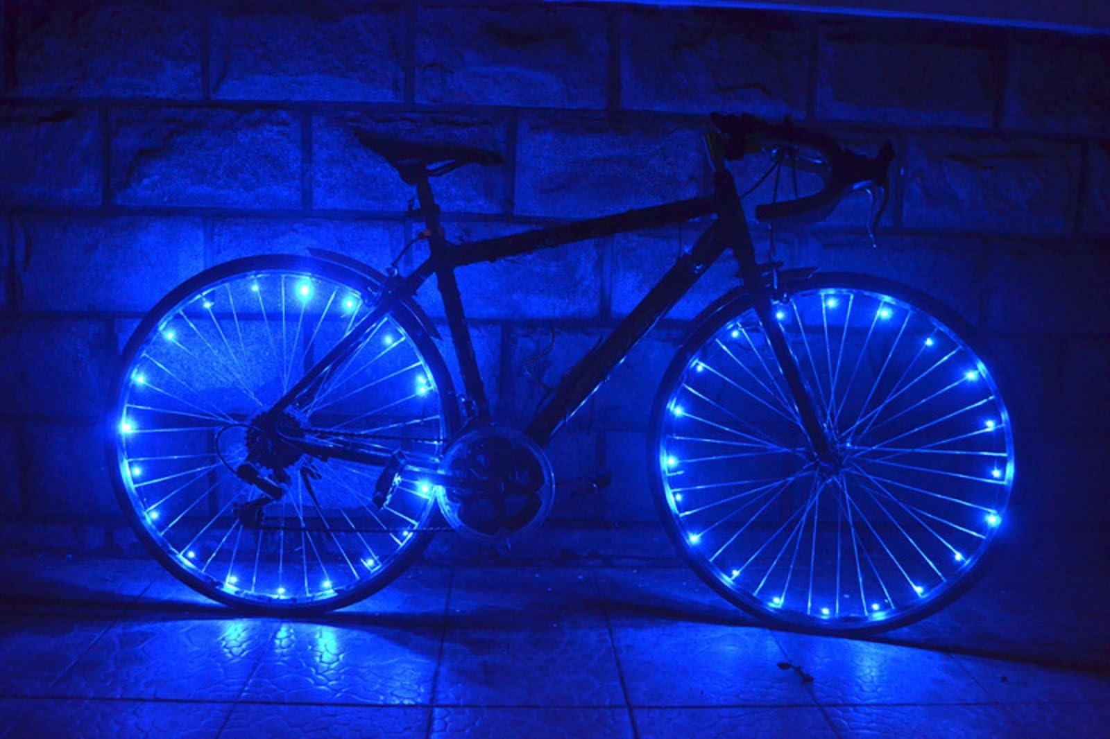 OuterStar Bicycle Wheel Light, Ultra Bright LED Bike Wheel Light, Safety Bike Tire Light, for Kids Men, Waterproof, 2 Pack