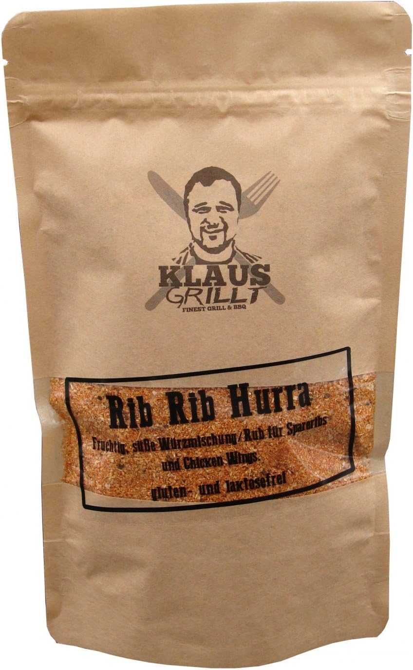 Klaus grillt Rib Hurra Rub, Pack of 1 (1 x 250 g)