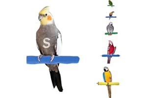 Sweet Feet and Beak Comfort Grip Safety Perch for Bird Cages - Pedicure Perch for Birds to Keep Nails and Beaks in Top Condition - Safe Easy to Install Bird Cage Accessories - Small 6.5"