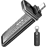 SSK External Solid State Drives 2TB Maximum up to 2000mb/s External Hard Drive USB 3.2 Gen 2x2 Portable SSD Zinc Alloy USB C Flash Thumb Drive for Android Phone/Tablets/Laptops/Mac/iPhone 15/16