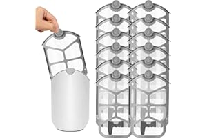 QAIHIEI 12 Pack Refills for Zevo Flying Insect Trap, Refill Cartridge Kit Compatible with ZEVO M364A and Max Plug-in Light Trap, Enhanced Sticky Replacement Refill Cartridges, 100% Fit