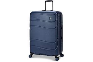 Atlantic Transmarine Hardside Large Luggage – Superior Polycarbonate Construction with 8 Spinner Wheels and Retractable Handl