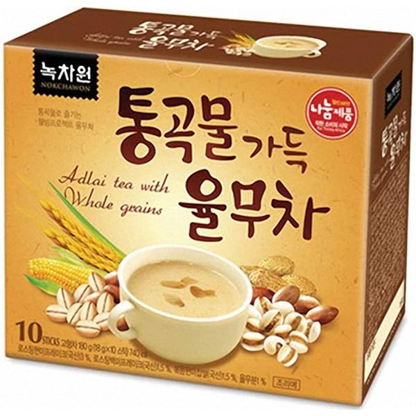 Amazon.com : LENITH Korean Almond Walnut Job's tear Tea Yulmu Cha