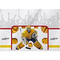 kasifei – 7' x 10' Heavy Duty Hockey Shooting Tarp – Built-in Shooter Tutor – Great Hockey Net Replacement – Training Equipme
