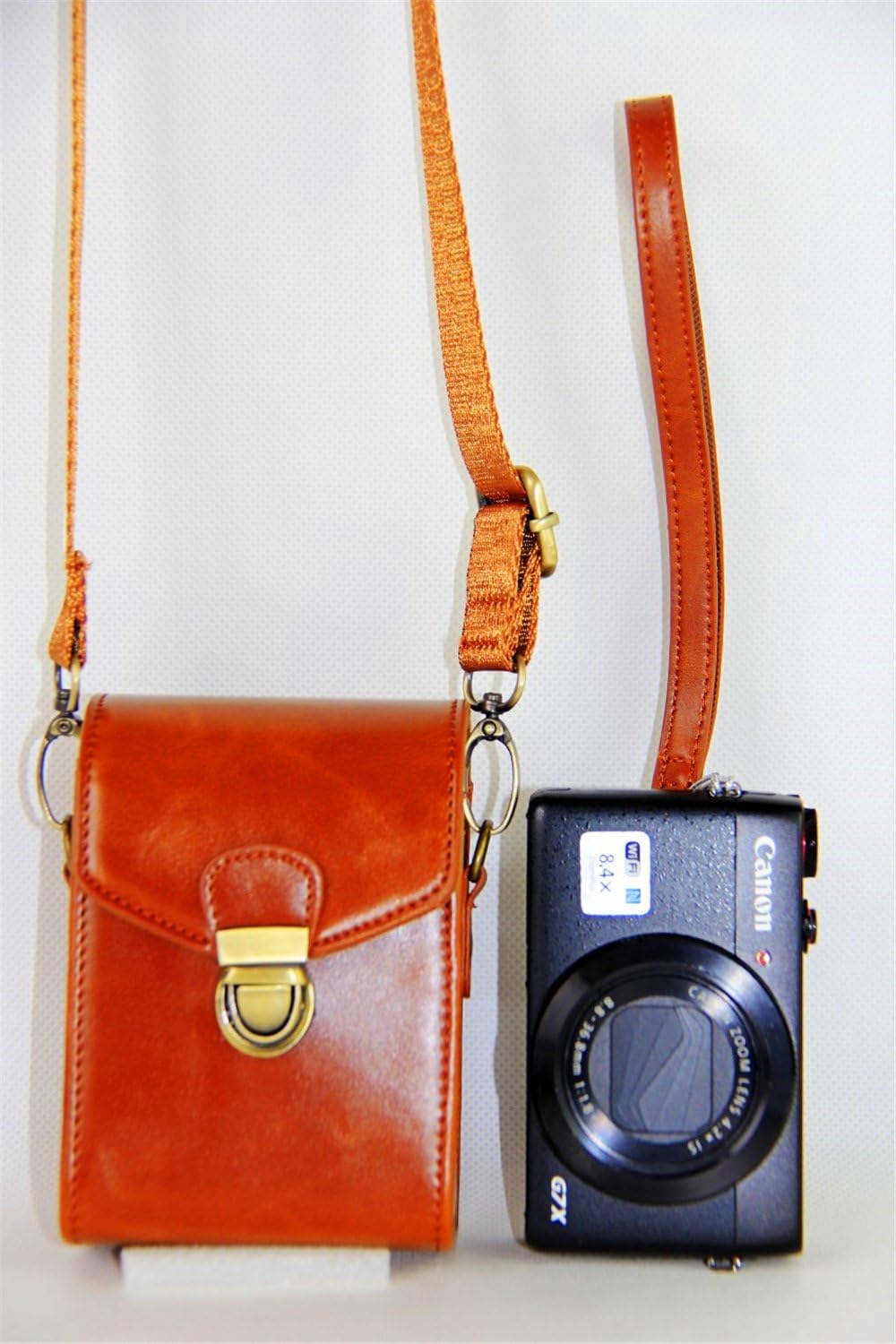 Zakao Pu Fullbody Protective Leather Camera Case Bag For Canon Powershot G7x Mark Ii G1x2 G10