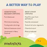 Honeysticks Super Jumbo Crayons 12 Pack Non Toxic Beeswax Large 100mm view 8