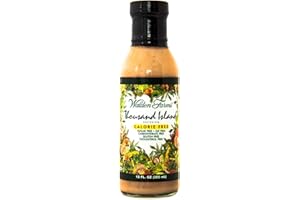 Walden Farms Thousand Island Dressing - Calorie-Free, Gluten-Free, Low Carb, Keto-Friendly, Sugar-Free, Creamy Thousand Islan