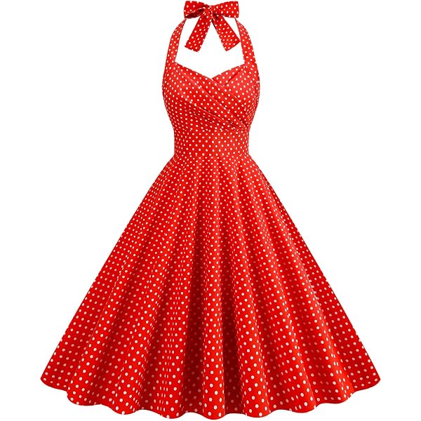 Amazon.com: IKADEX Women 50s 60s Retro Rockabilly Swing  display picture 1