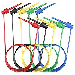 Goupchn Test Hook Clips Silicone Test Leads 5PCS
