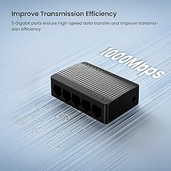 Tenda SG105, 5 Port Gigabit Switch, Unmanaged
