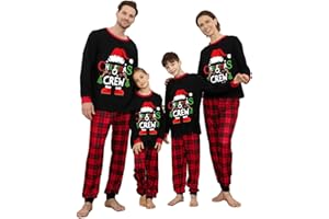 Manooby Christmas Pajamas for Family,Christmas Pajamas Matching Sets,Family Xmas Pjs for Women Men Dogs